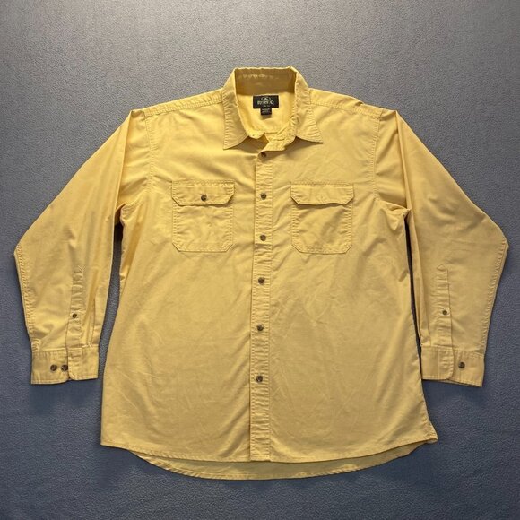 Red Head Outdoor Shirt Size XL Mens Yellow Button Up Long Sleeve Shirt,Hiking - Picture 1 of 13